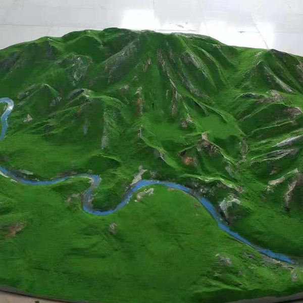 怎样按实际定西地形雕刻制作