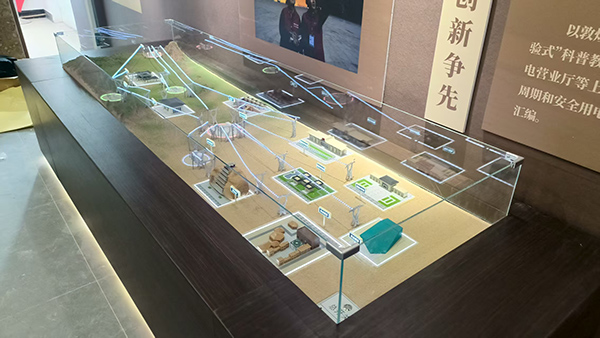 电网敦煌莫高供电所沙盘